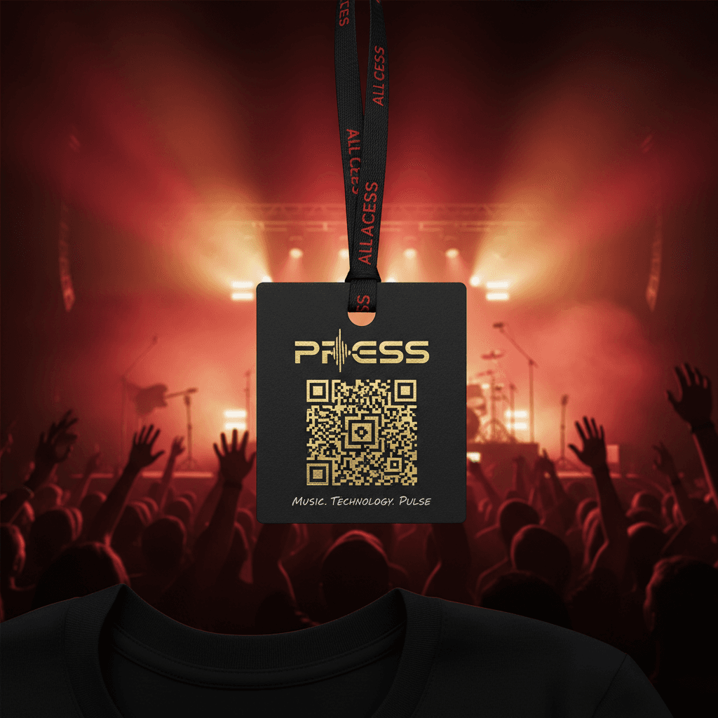 Official tour merch with Press verification tag